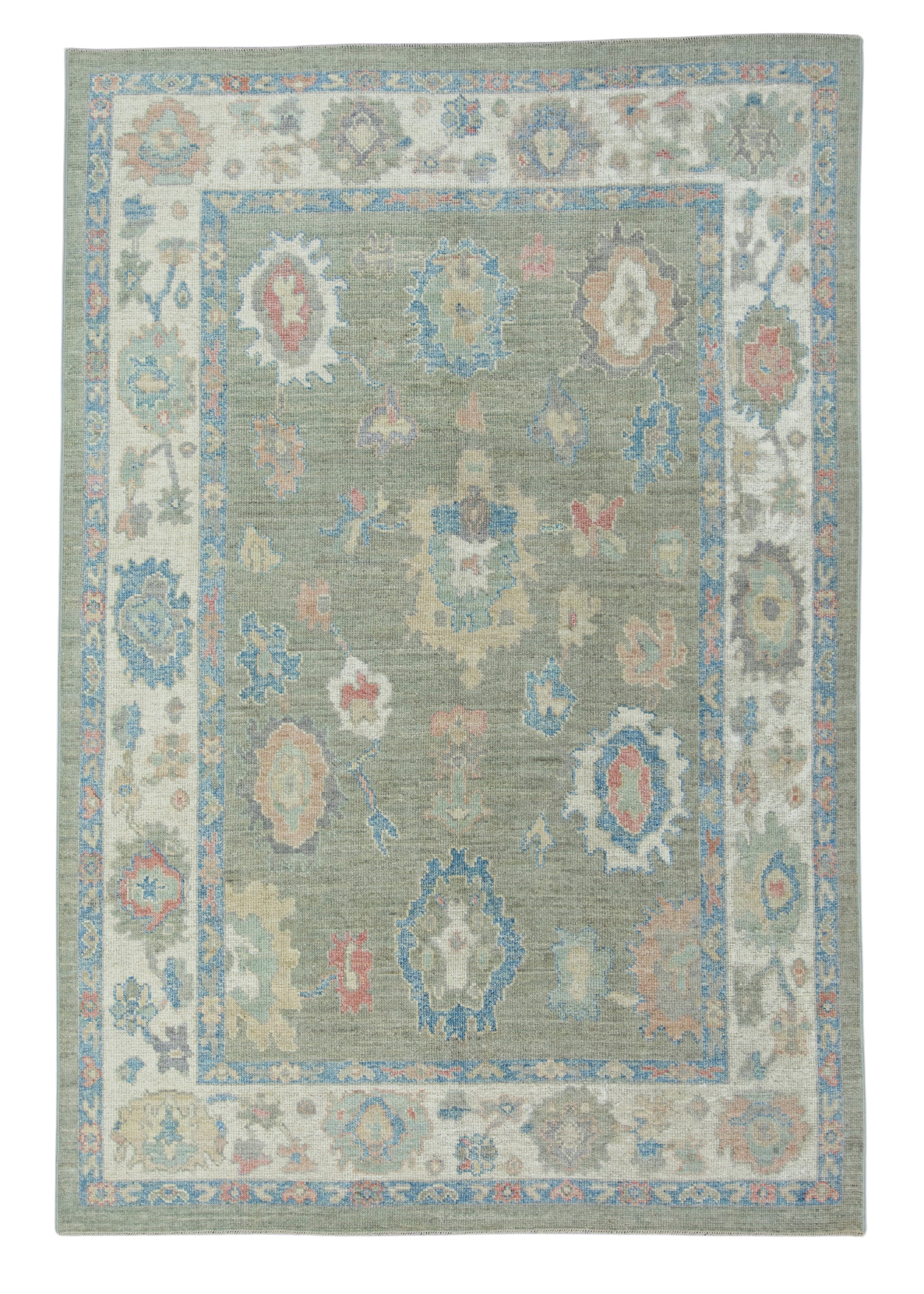 Turkish Oushak Rug 6' x 8'11" #17868
