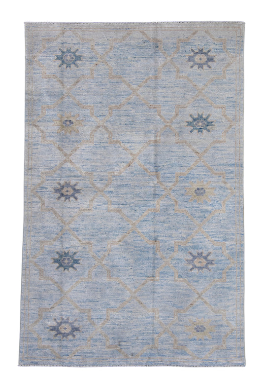 Turkish Oushak Rug 4' x 6'3" #16980