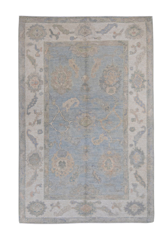 Turkish Oushak Rug 4' x 6'1" #16574