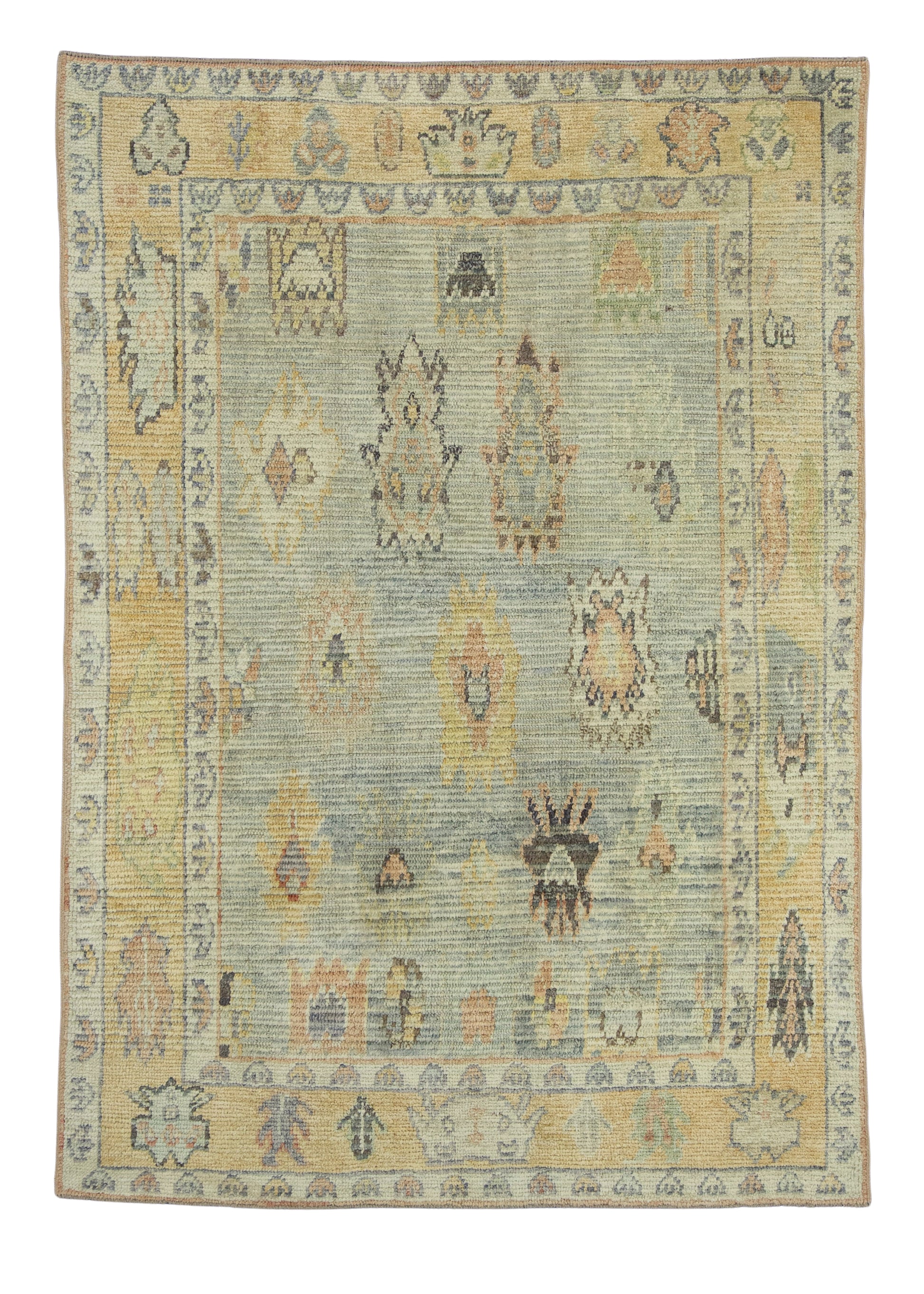 Turkish Oushak Rug 5'4" x 7'7" #18634