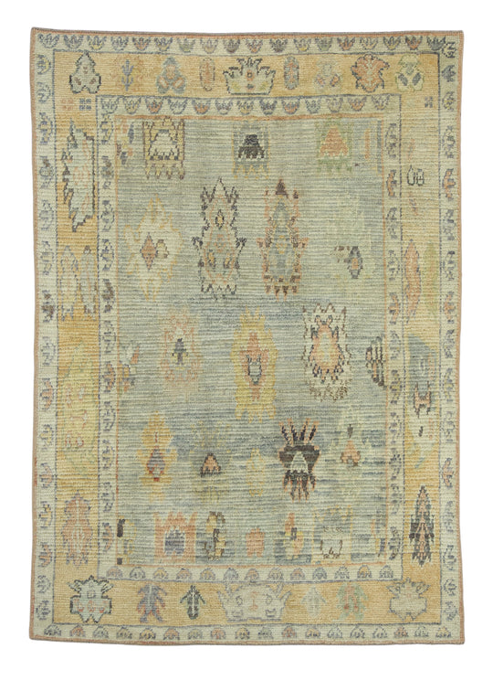 Turkish Oushak Rug 5'4" x 7'7" #18634