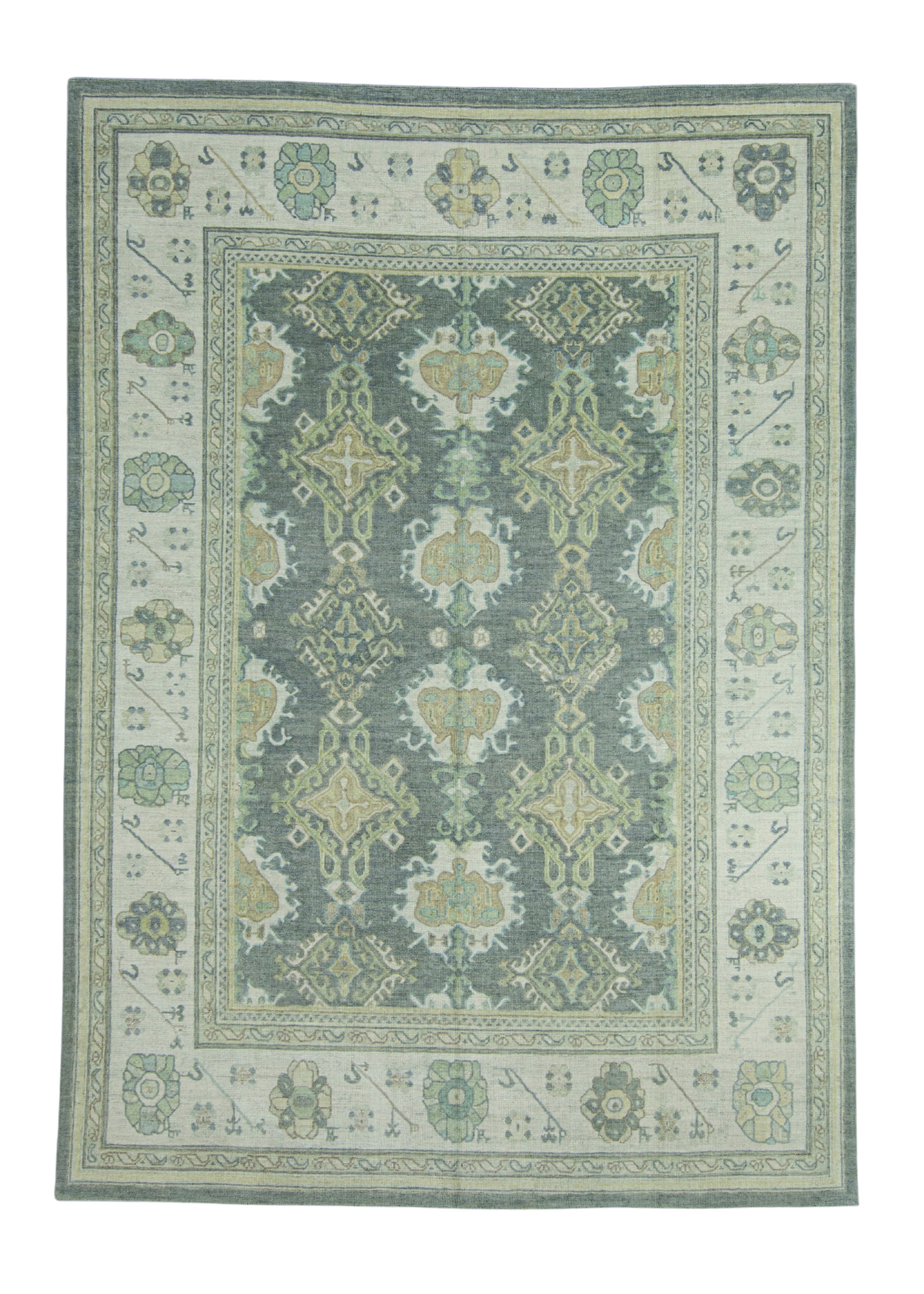 Turkish Oushak Rug 8'6" x 12' #17416