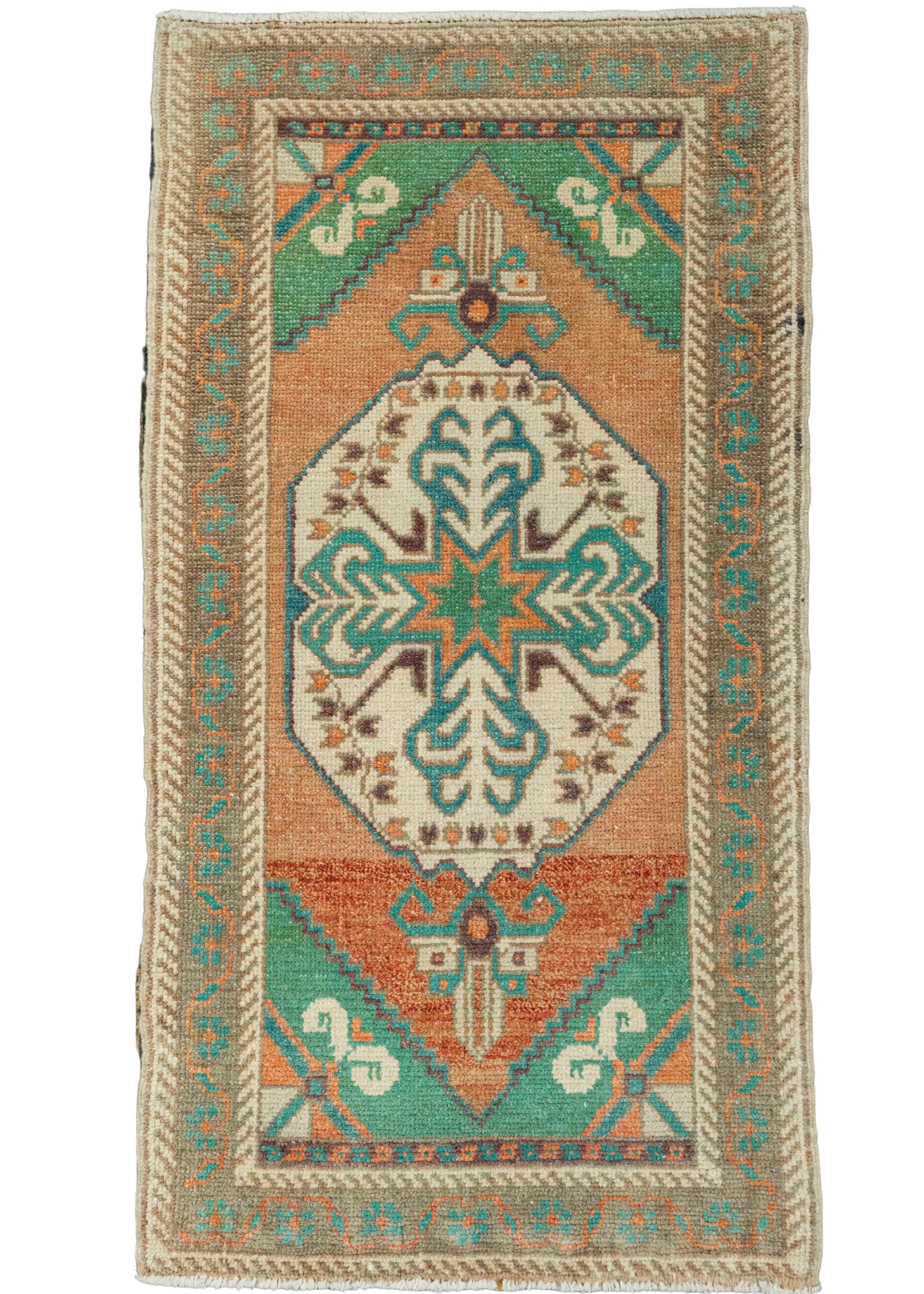 Turkish Yastik Rug  1'9" x  3'5" #22606