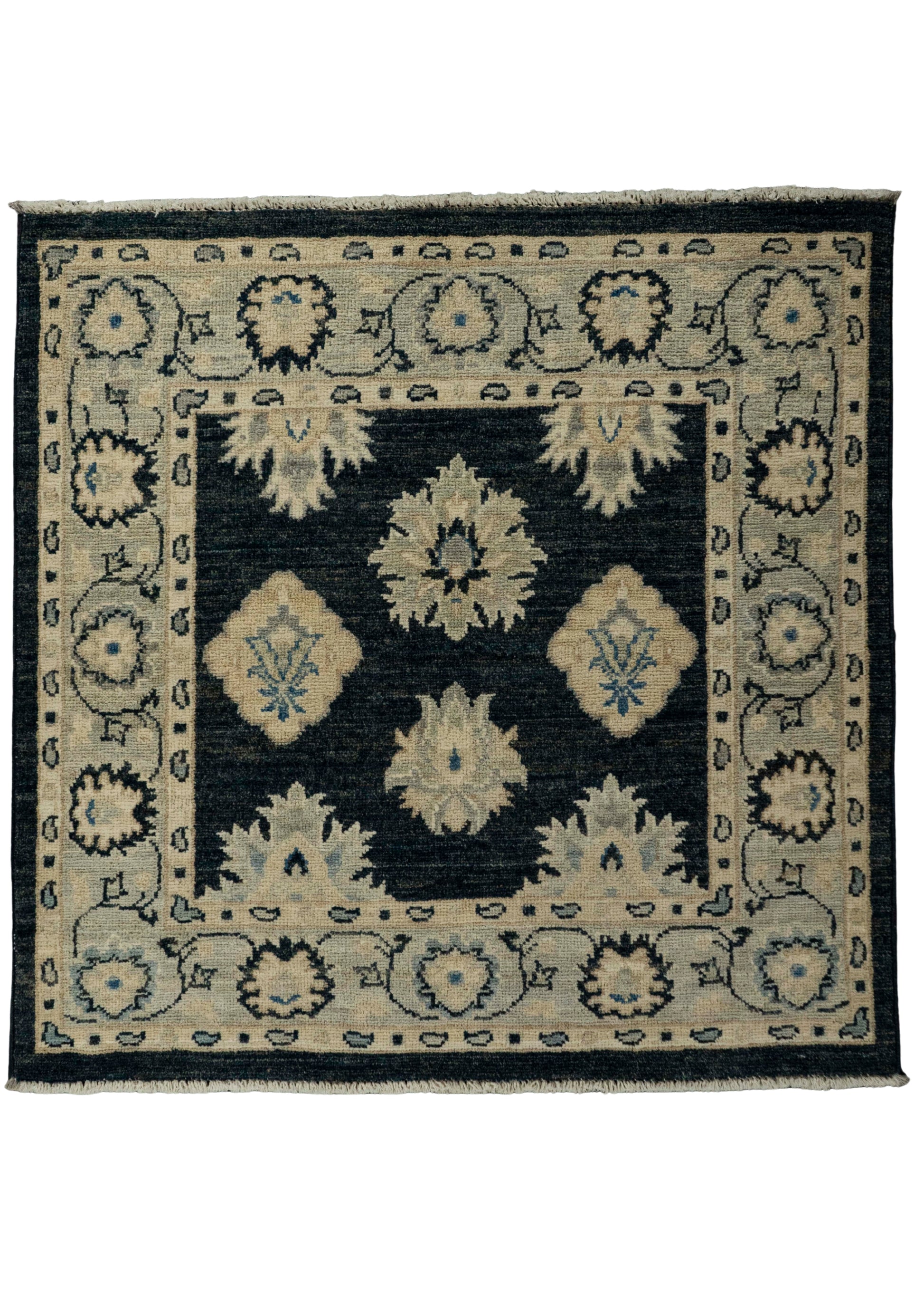 Oushak Square Rug 3' x 2'11"  #21347
