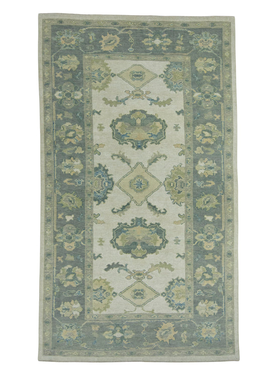 Turkish Oushak Rug 5'2" x 8'11" #18094
