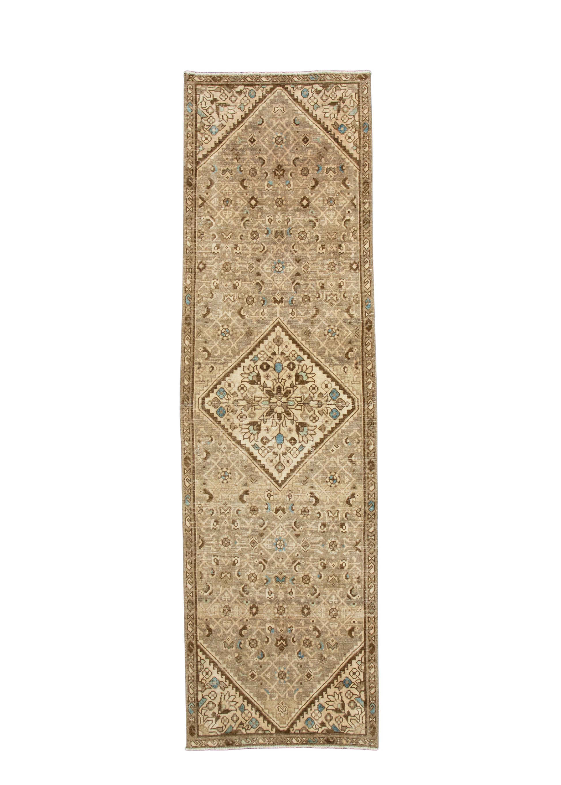 Turkish Vintage Runner Rug 2'5" x 8'6" #17939