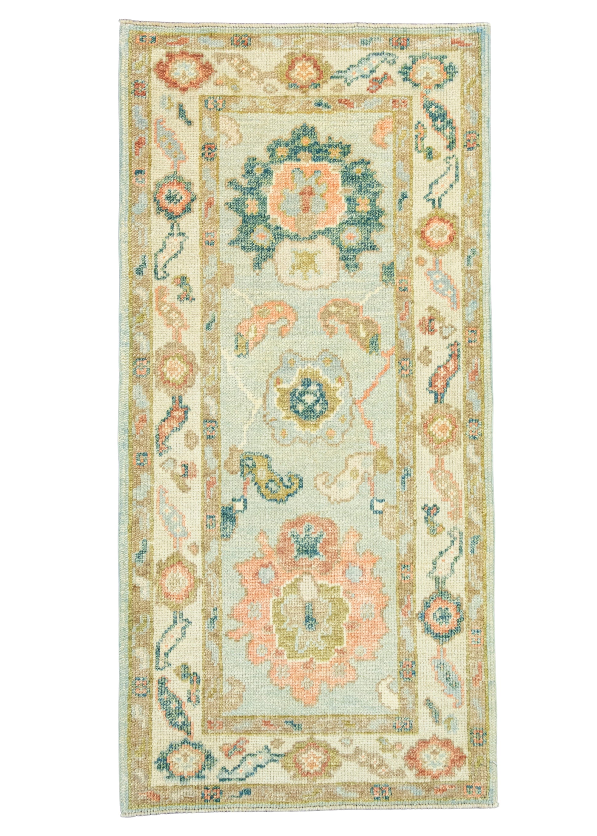 Turkish Oushak Rug 2'4" x 4'10" #20122