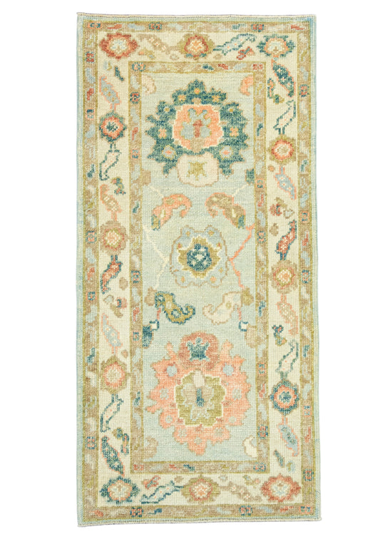 Turkish Oushak Rug 2'4" x 4'10" #20122