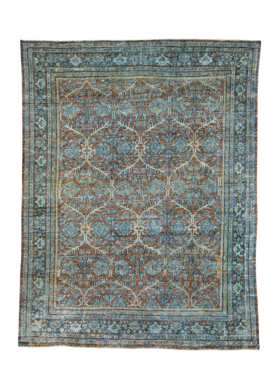 Oriental Handwoven Vintage Rug 9'7" x 12'4" #17995