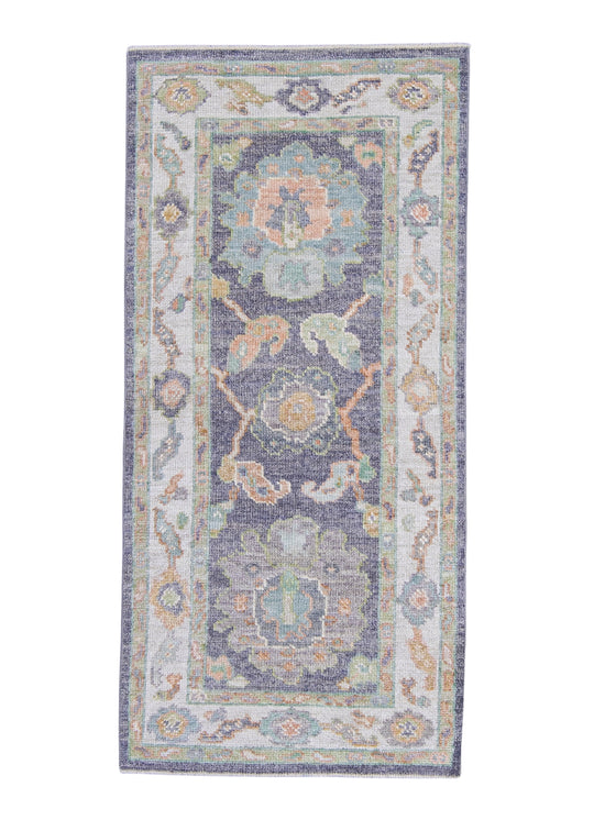 Turkish Oushak Rug 2'4" x 4'11" #16524