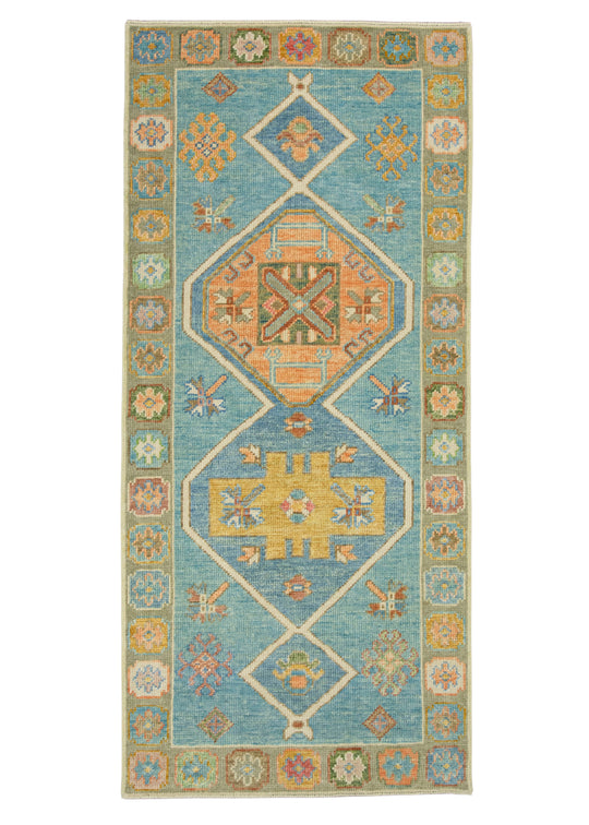 Turkish Oushak Rug 3' x 6'6" #18003