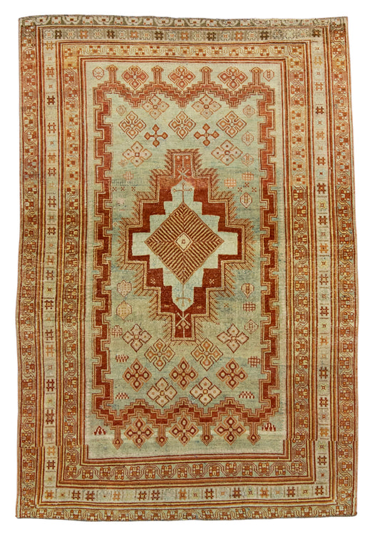 Turkish Vintage Rug 4'4" x 6'5" #17513