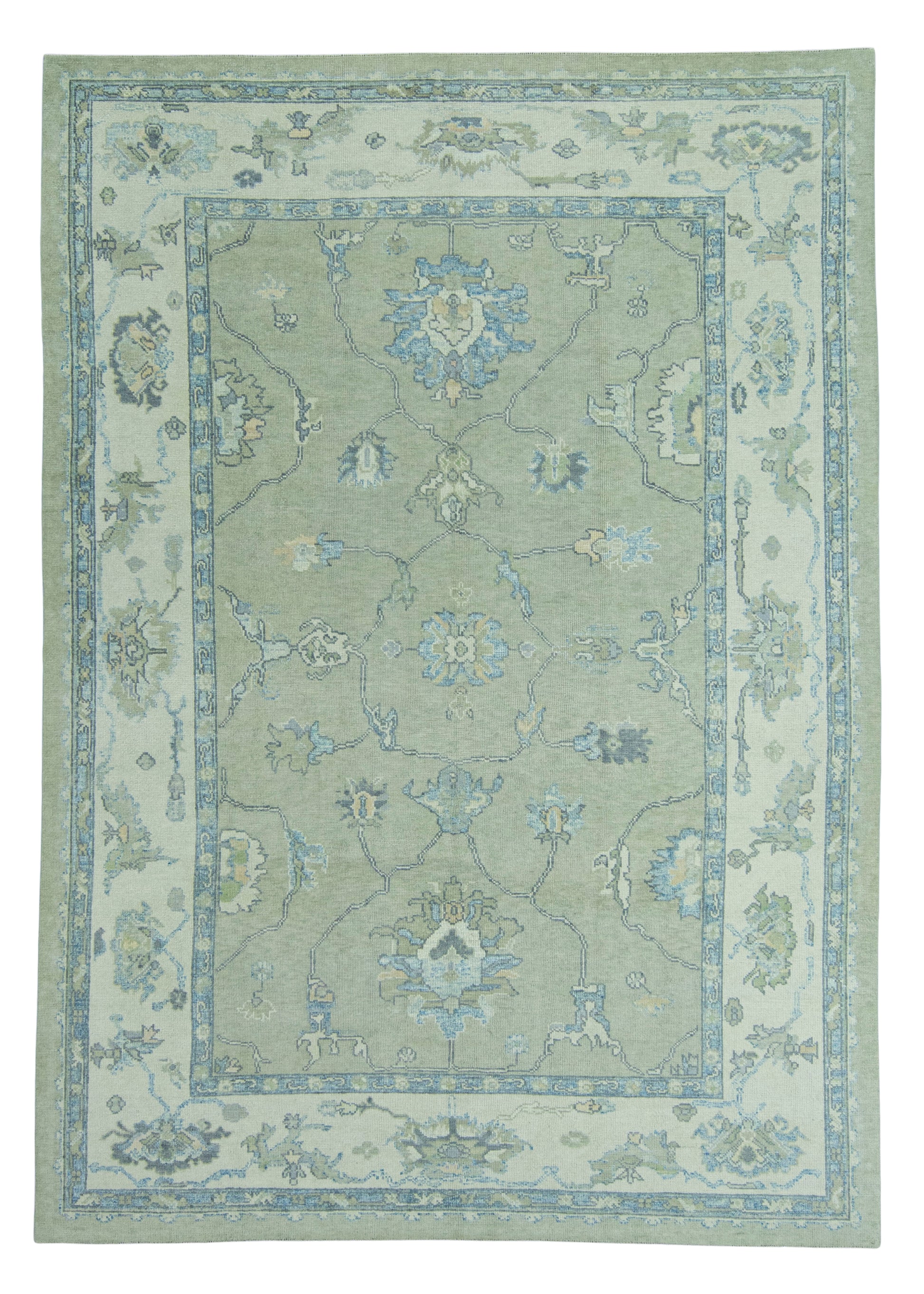Turkish Oushak Rug 8'10" x 12'5" #19187