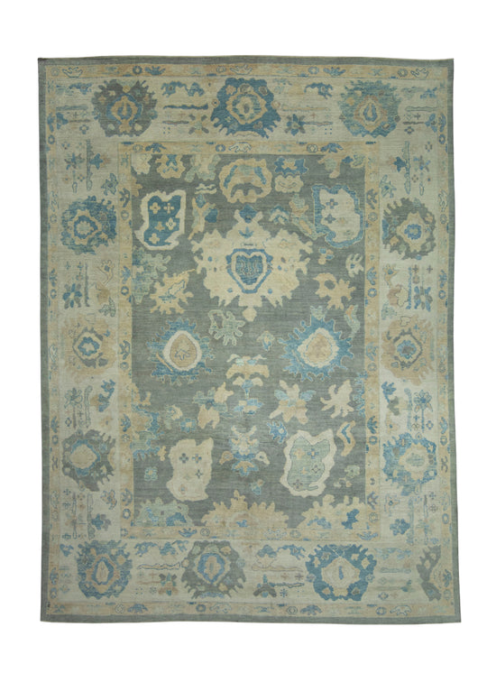 Turkish Oushak Rug 9'9" x 13'3" #18602