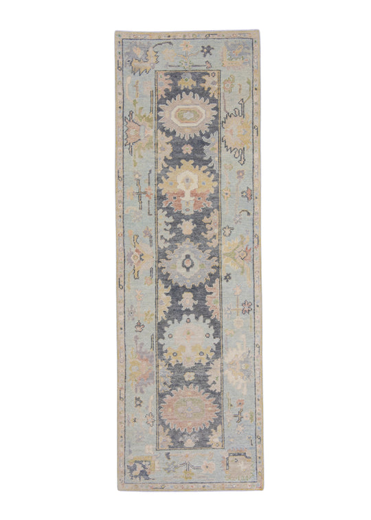 Turkish Oushak Runner Rug 2'9" x 8'7" #16640