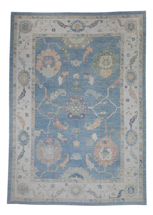 Turkish Oushak Rug 12'7" x 17'6" #16056