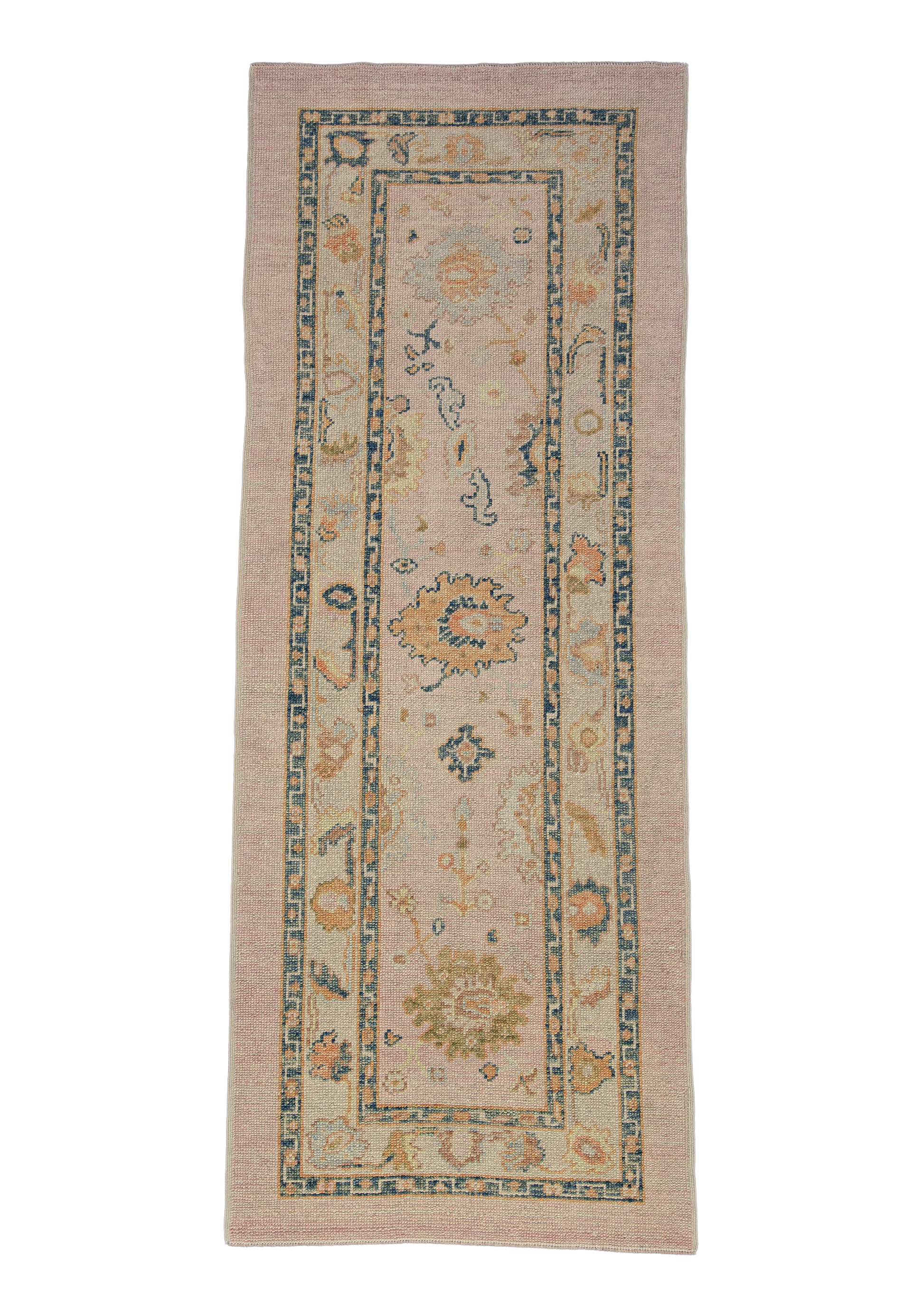 Turkish Oushak Rug 3'1" x 8' #2185