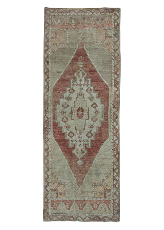 Turkish Vintage Rug 3'1" x 8'6" #20593