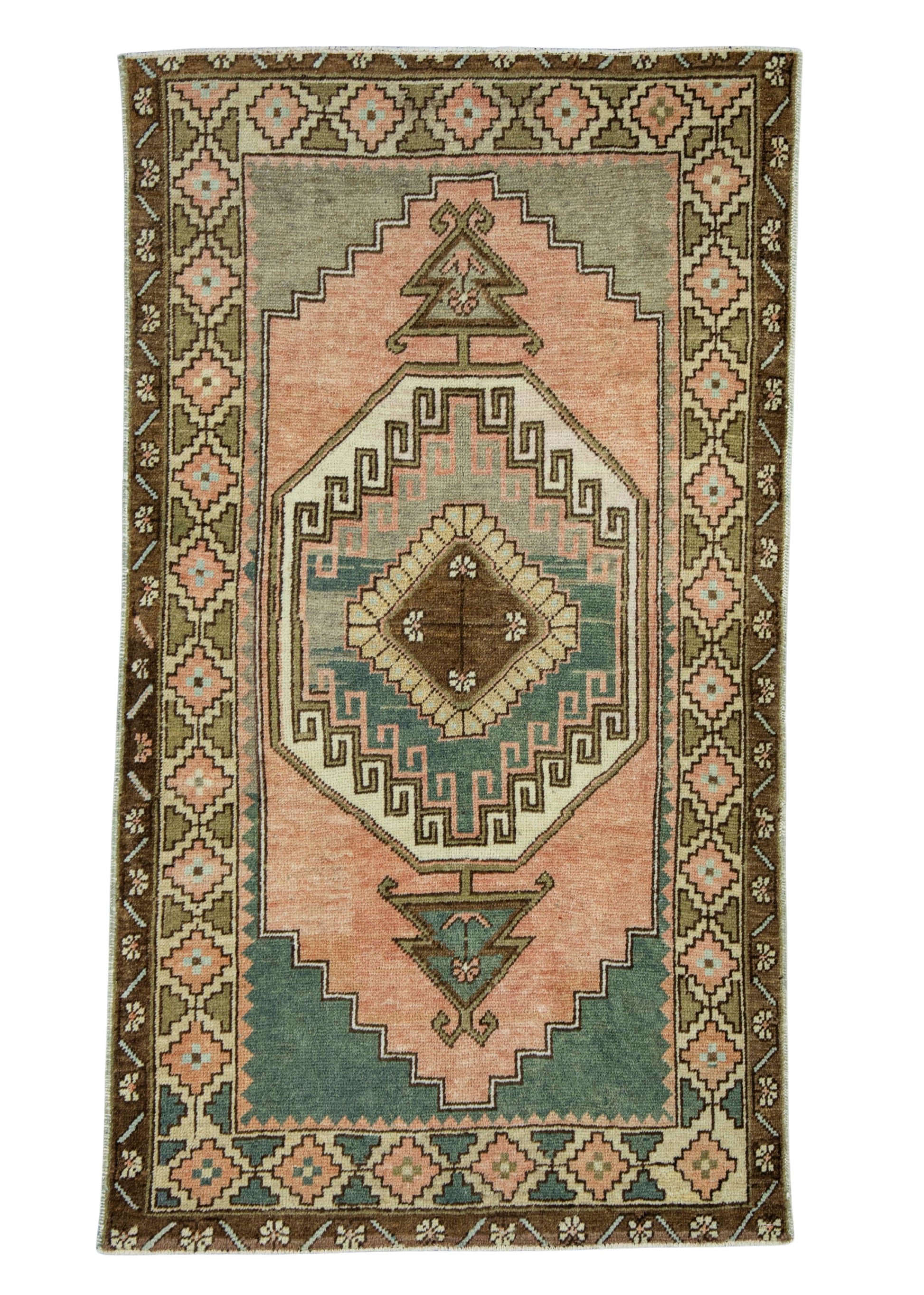 Turkish Vintage Rug 3'2" x 5'8" #16124