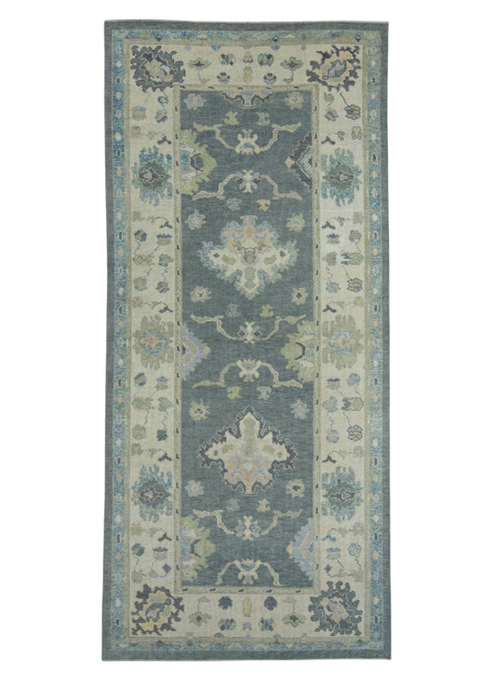 Turkish Oushak Rug 5'2" x 11'7" #18098