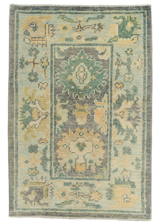 Turkish Oushak Rug 2'2" x 3'1" #22213