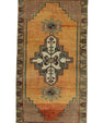 Turkish Mini Rug Oriental Hand Knotted Vintage Rug 1'7" x 3' #21220