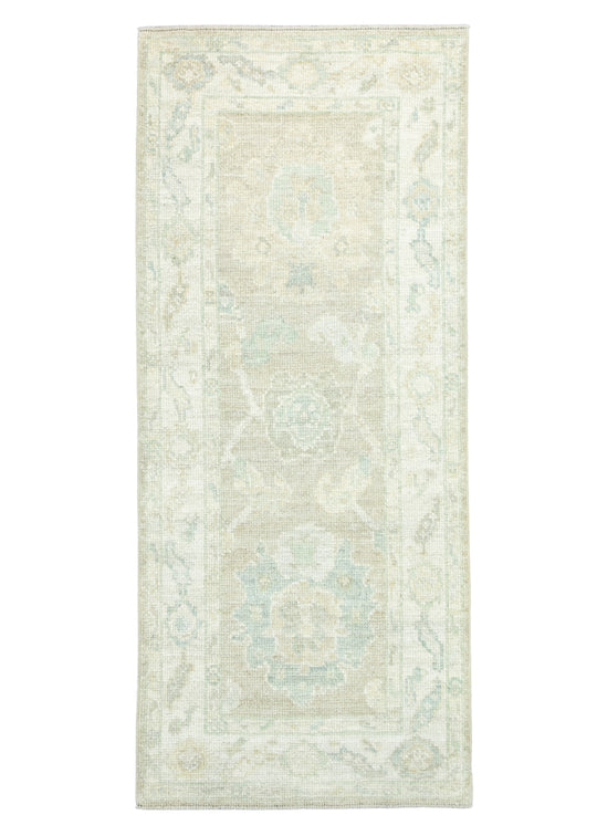 Turkish Oushak Rug 2'2" x 5'2" #19843