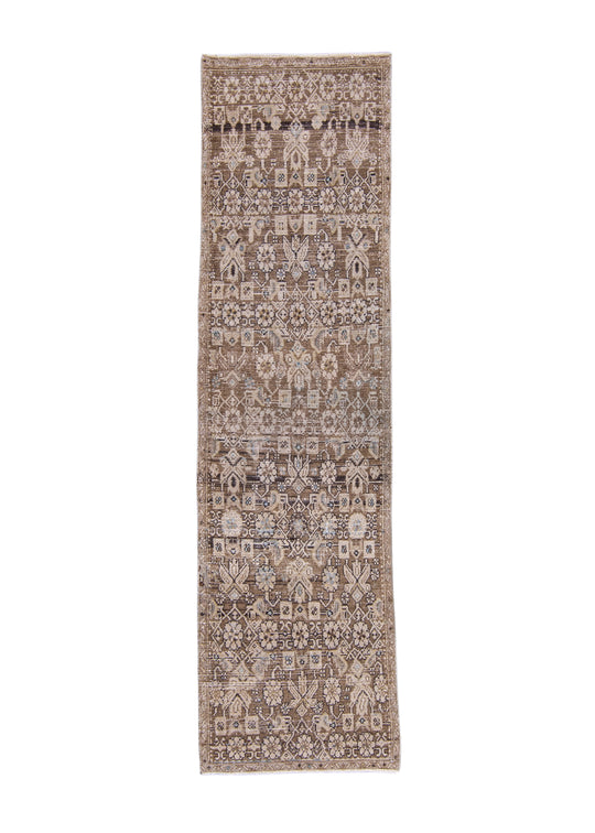 Turkish Vintage Anatolian Runner Rug 2'5" x 8'7" #7007