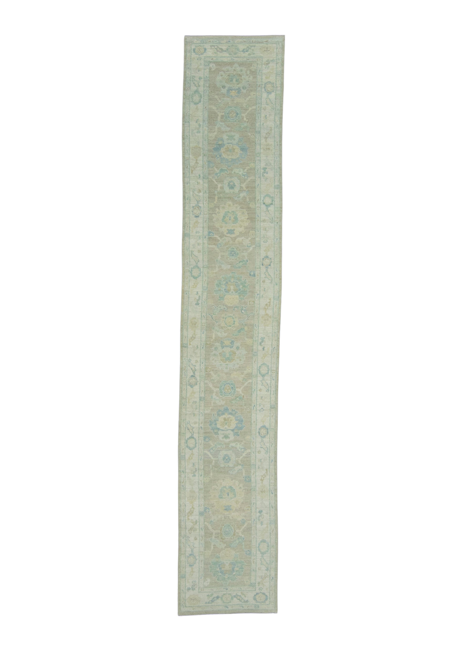 Turkish Oushak Runner Rug 2'10" x 16'6" #17559