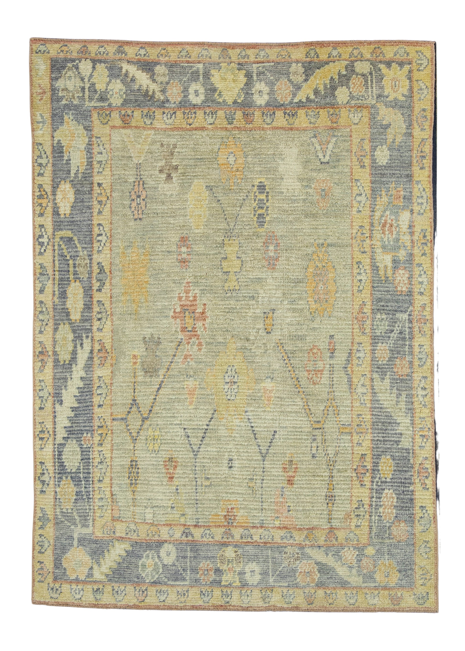Turkish Oushak Rug 5'3" x 7'4" #18626