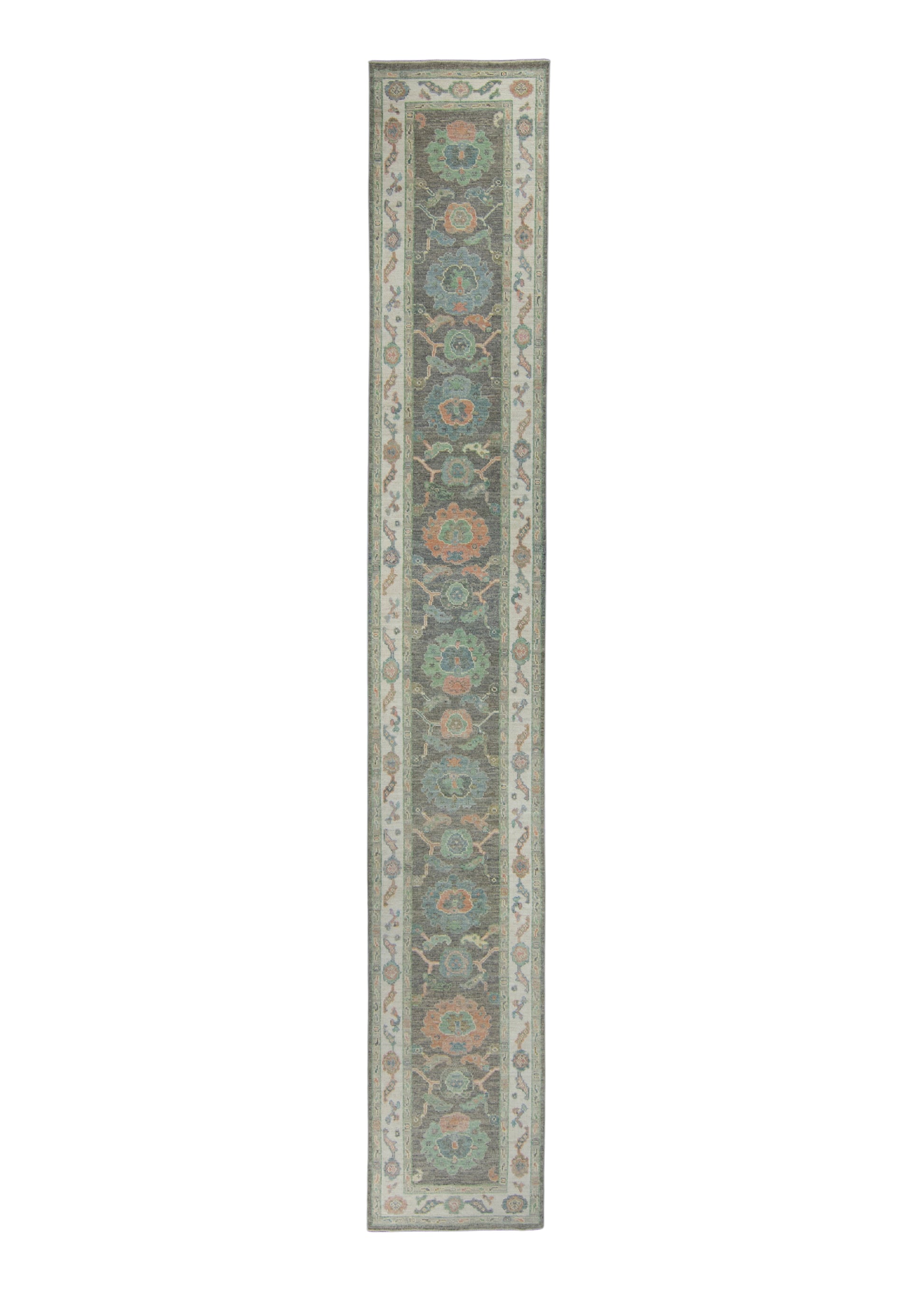 Turkish Oushak Runner Rug 2'11" x 19' #17555