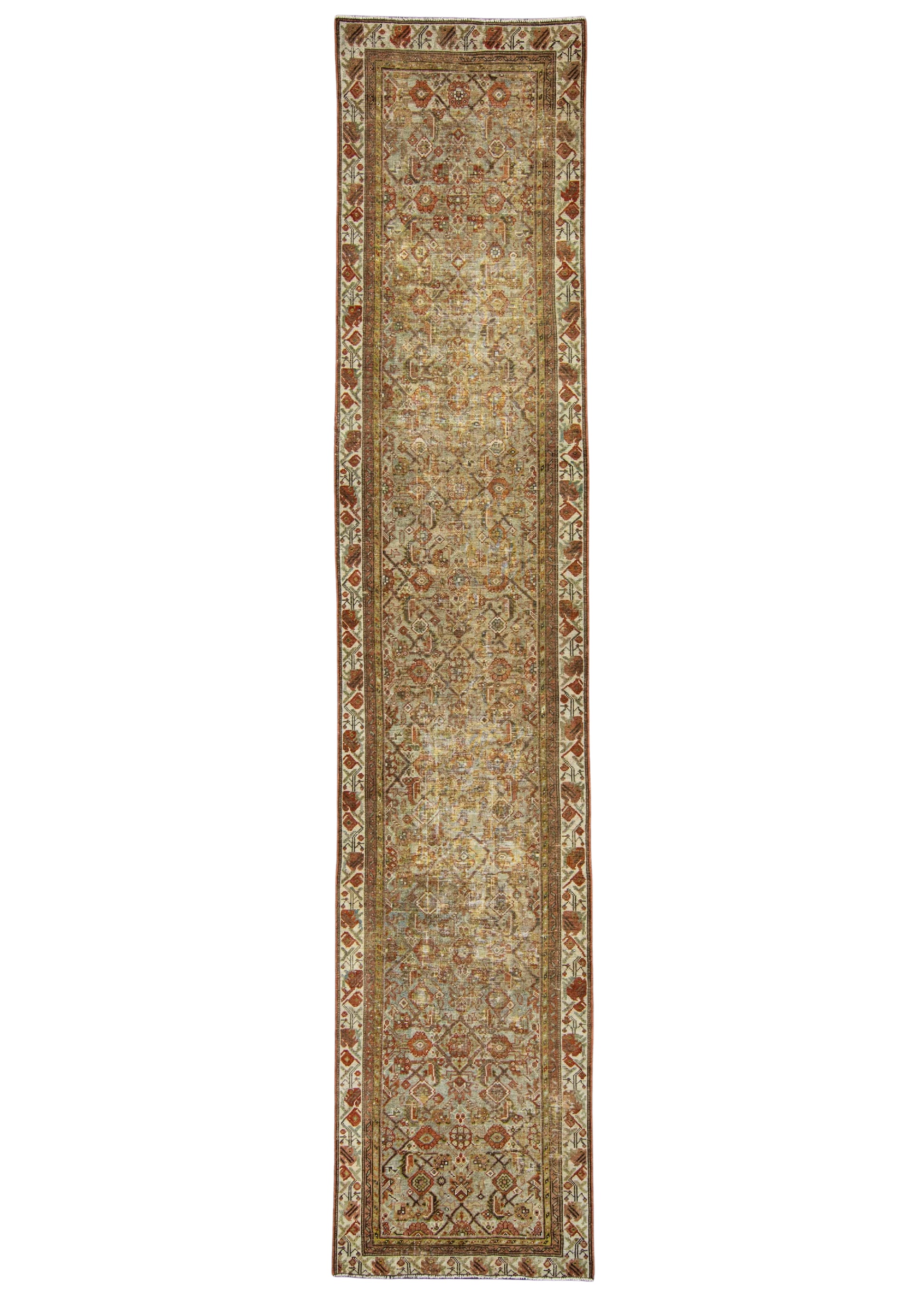 Turkish Antique Runner Rug 2'9" x 13'5" #23673