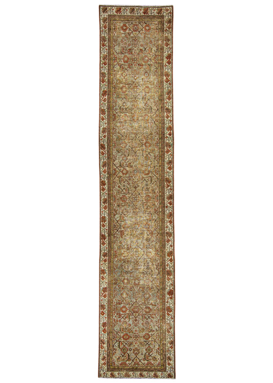 Turkish Antique Runner Rug 2'9" x 13'5" #23673