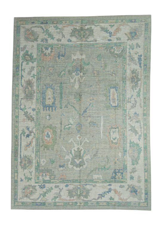 Turkish Oushak Rug 8'10" x 12'4" #17755