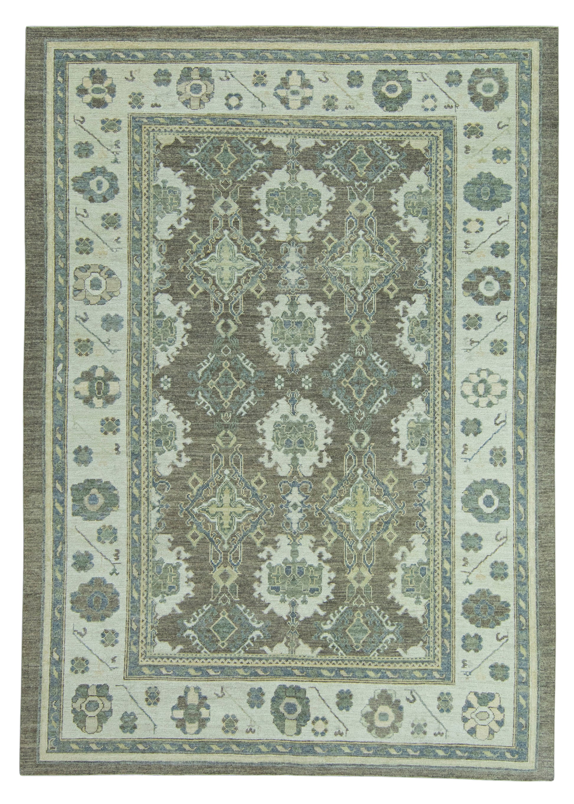 Turkish Oushak Rug 9' x 12'7" #19395