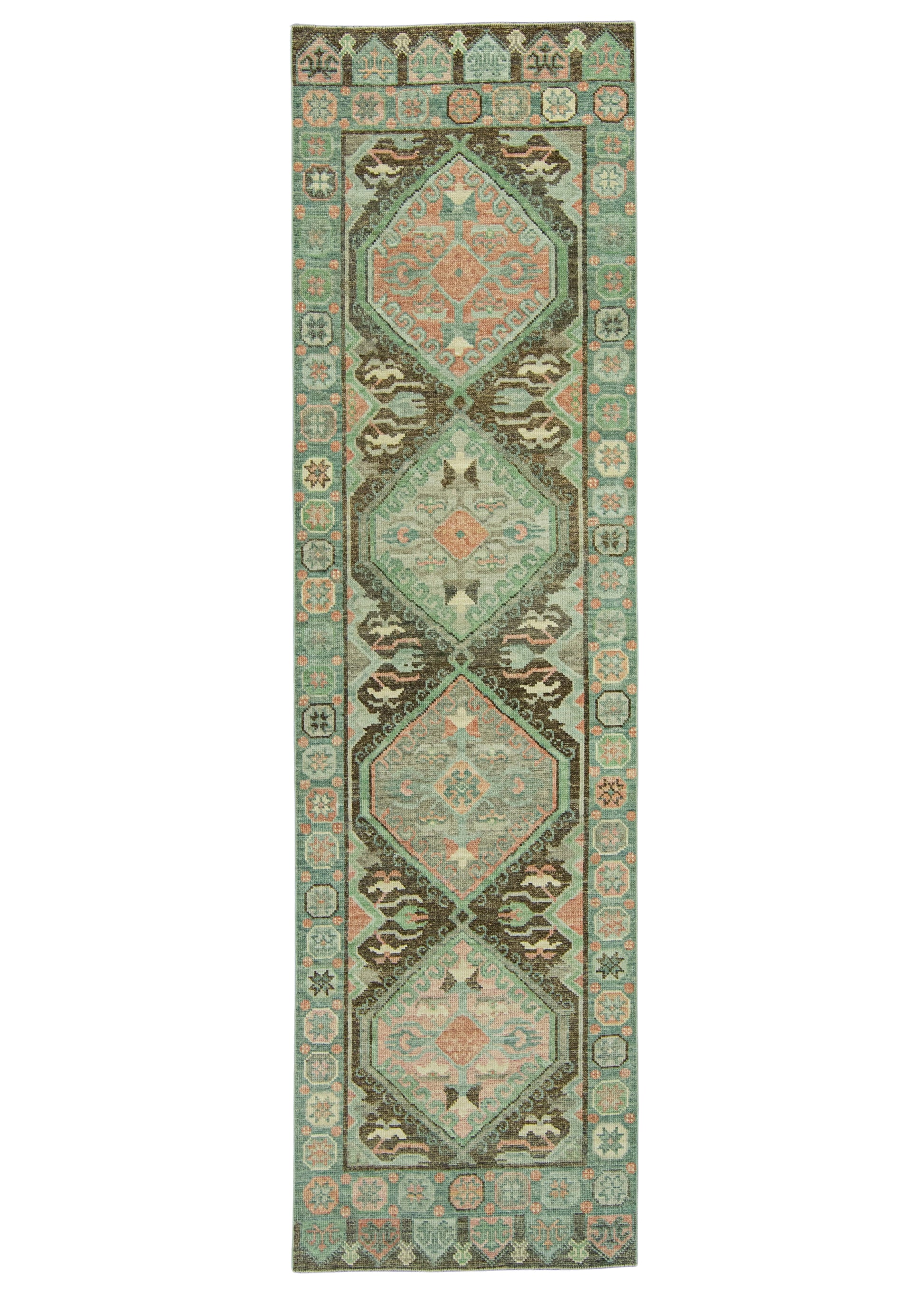 Turkish Oushak Rug 2'10" x 10'4" #20042
