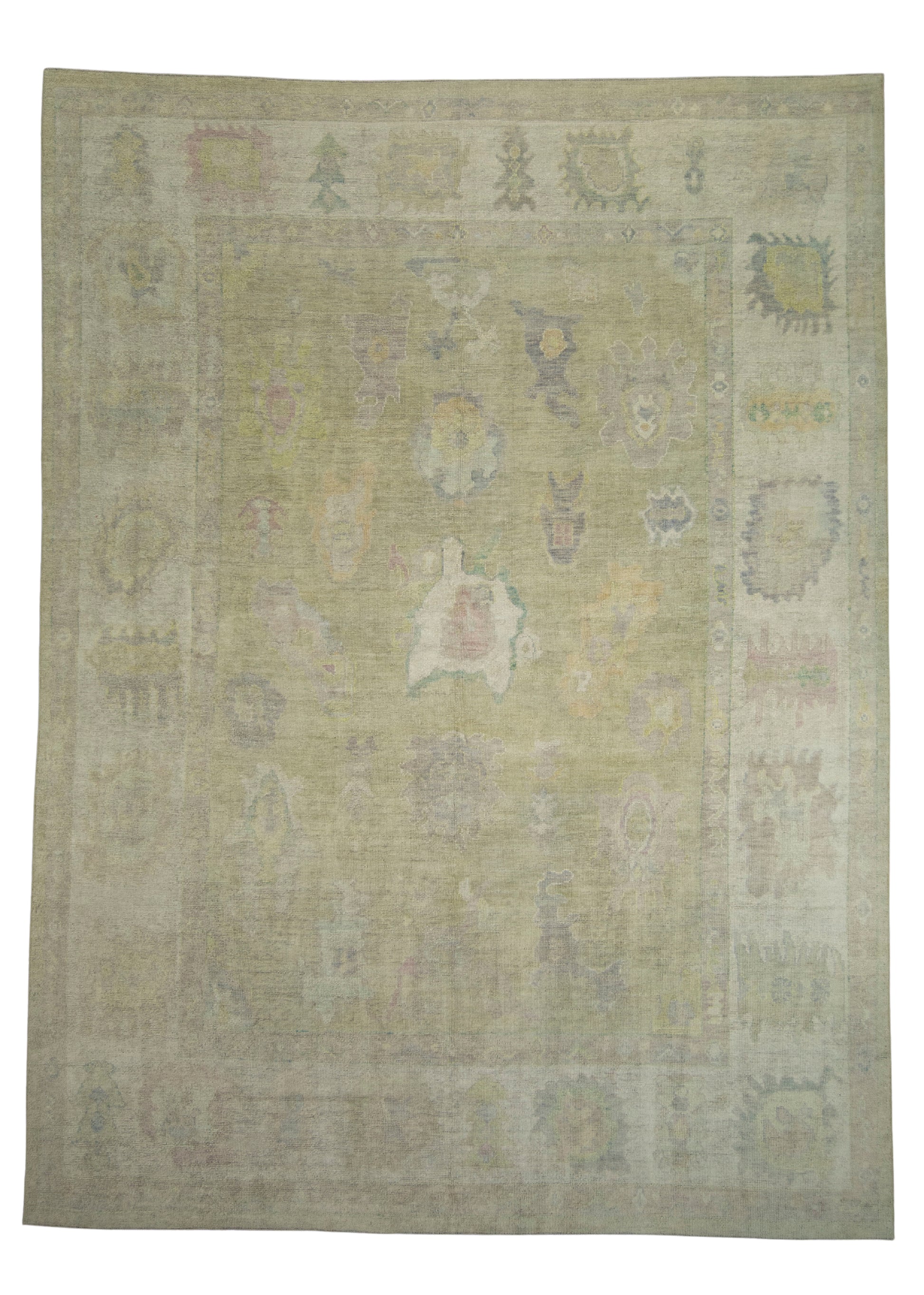 Turkish Oushak Rug 10'4" x 14' #18647