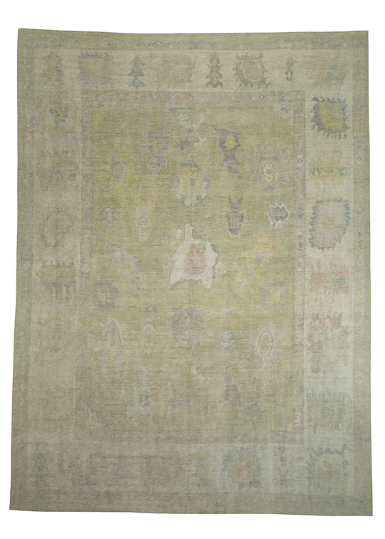 Turkish Oushak Rug 10'4" x 14' #18647