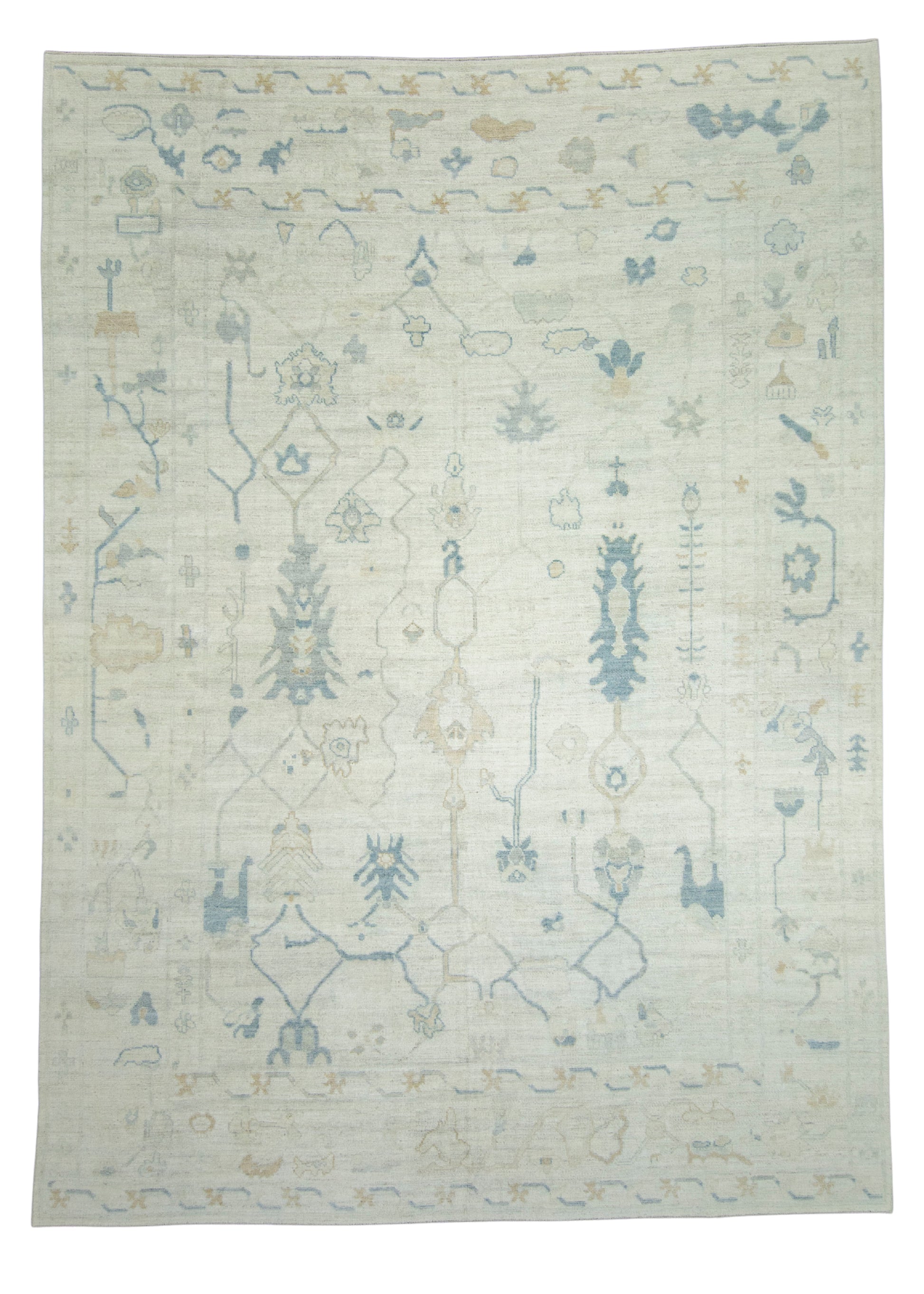 Turkish Oushak Rug 10'2" x 14' #18701