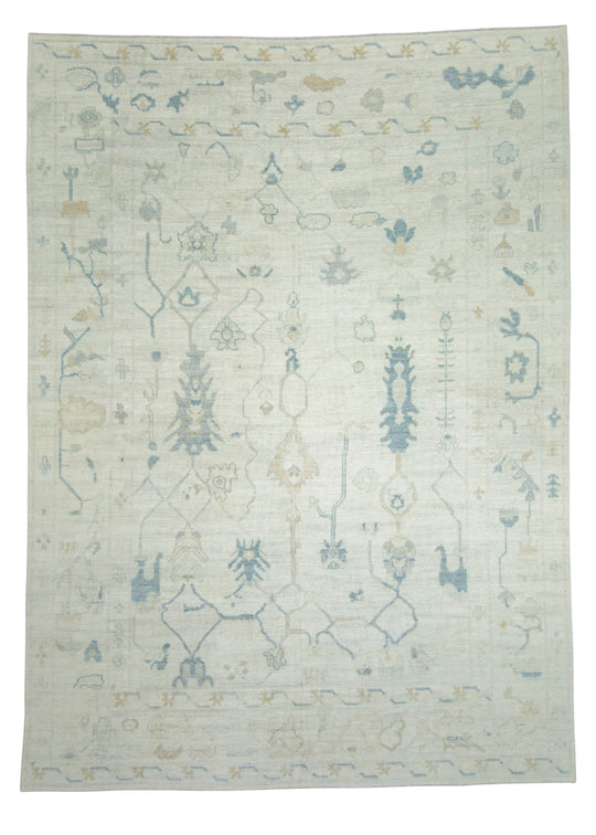 Turkish Oushak Rug 10'2" x 14' #18701