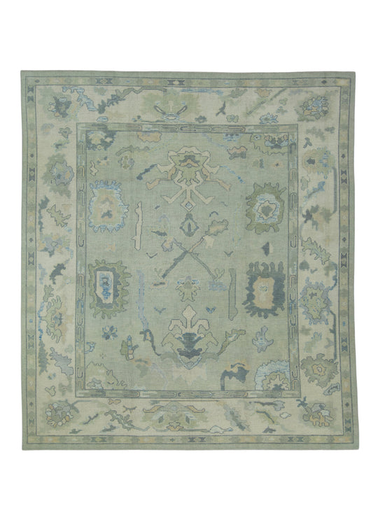Turkish Oushak Rug 8'6" x 9'8" #17036