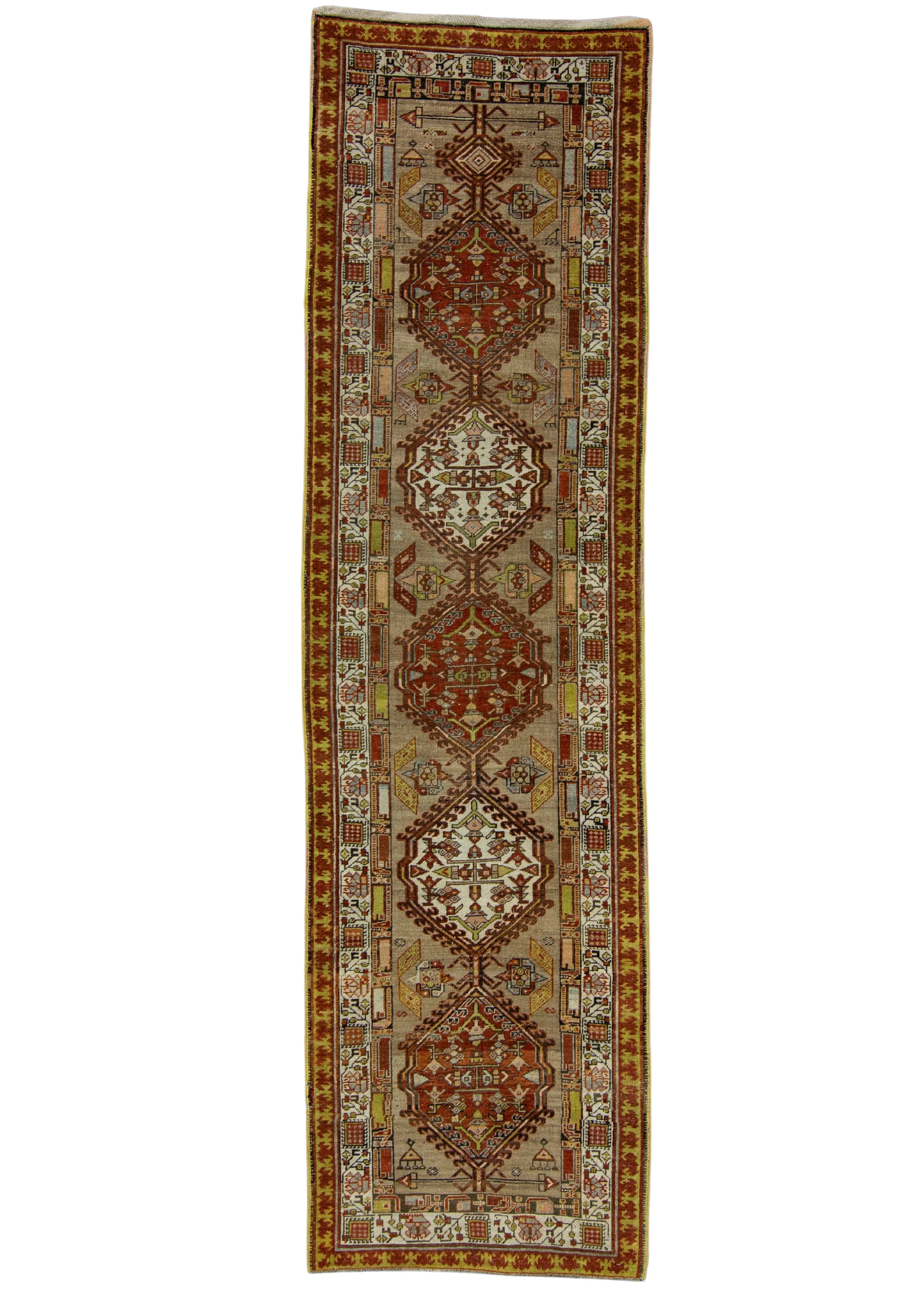 Turkish Vintage Runner Rug 3' x 11' #16712