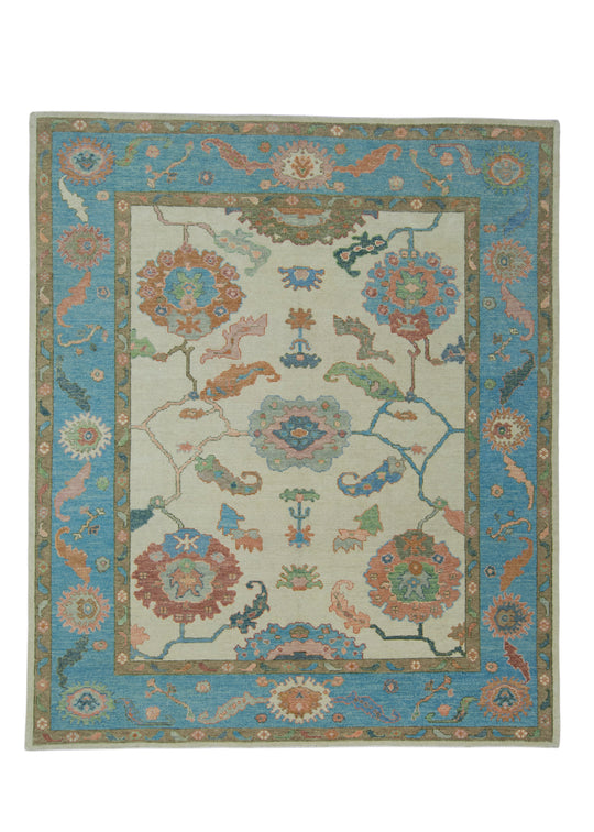 Turkish Oushak Rug 8'5" x 9'11" #17210