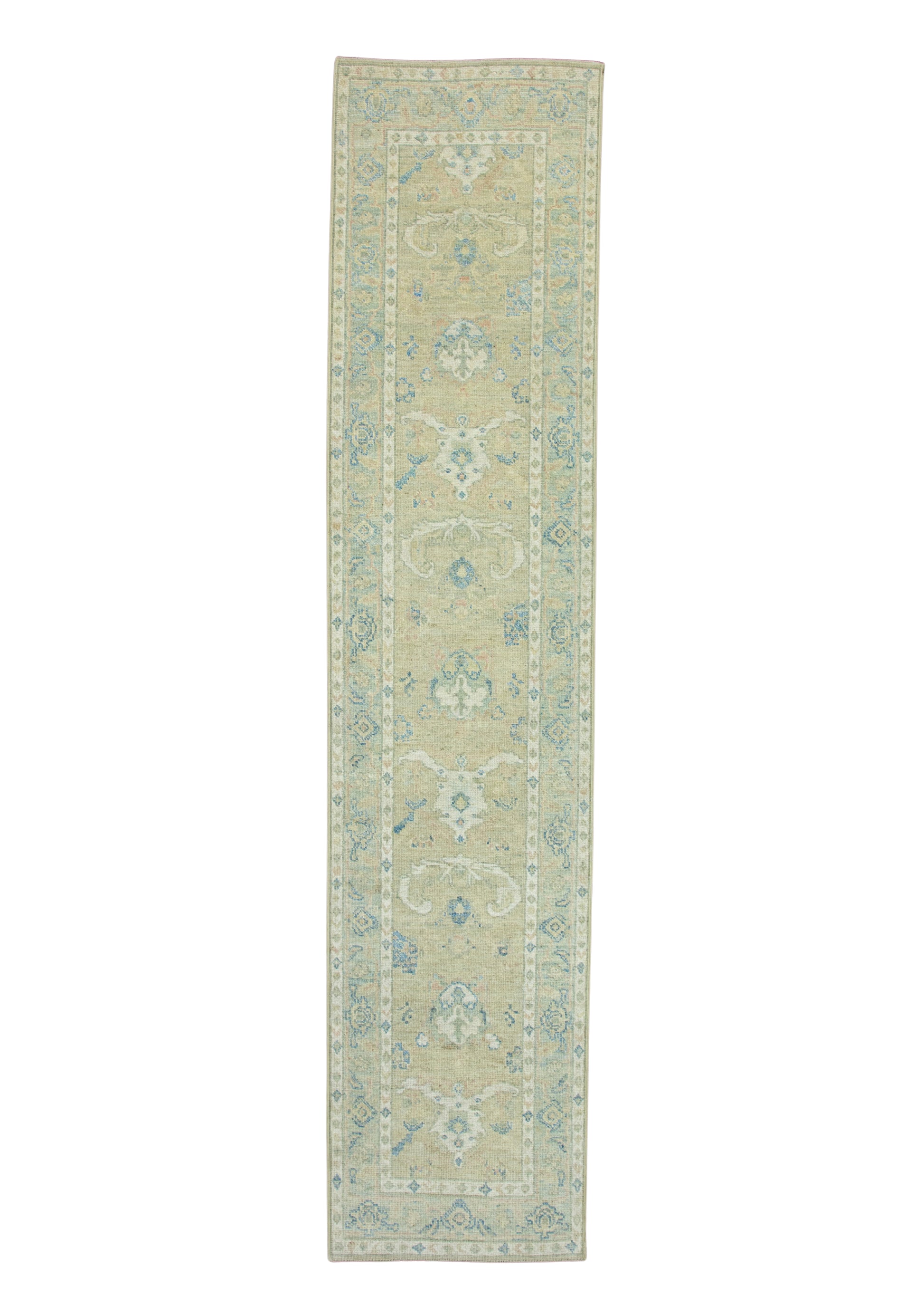 Turkish Oushak Runner Rug 2'8" x 12' #17866
