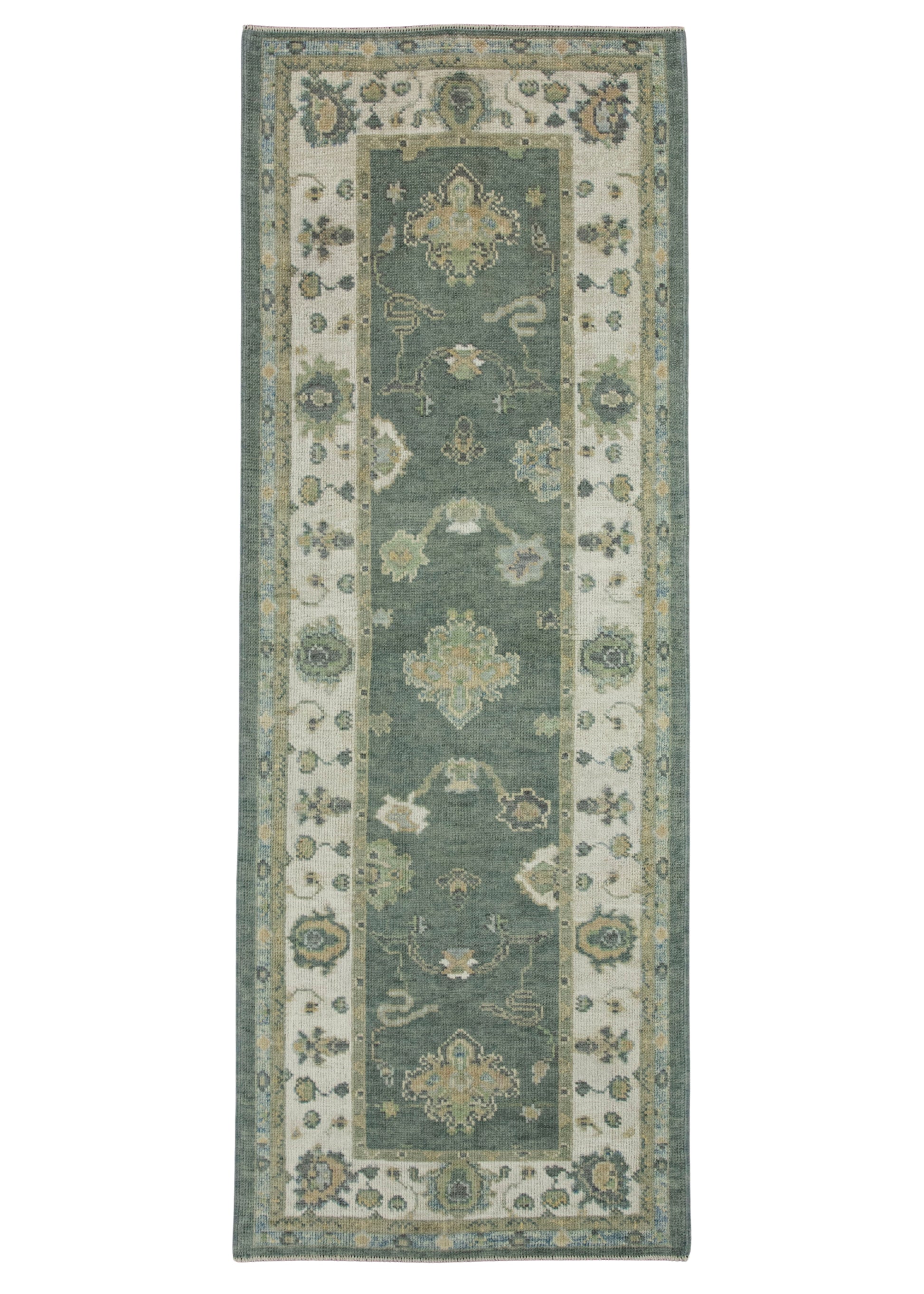 Turkish Oushak Rug 2'11"x 7'11" #19164