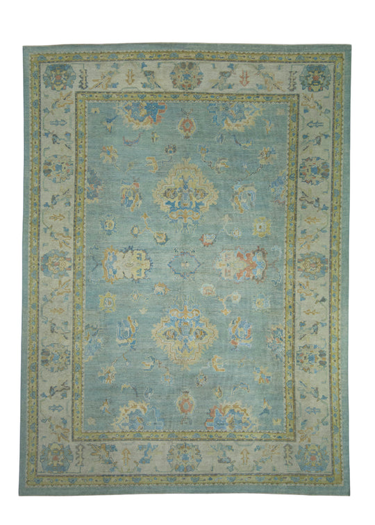 Turkish Oushak Rug 10' x 13'8" #18597