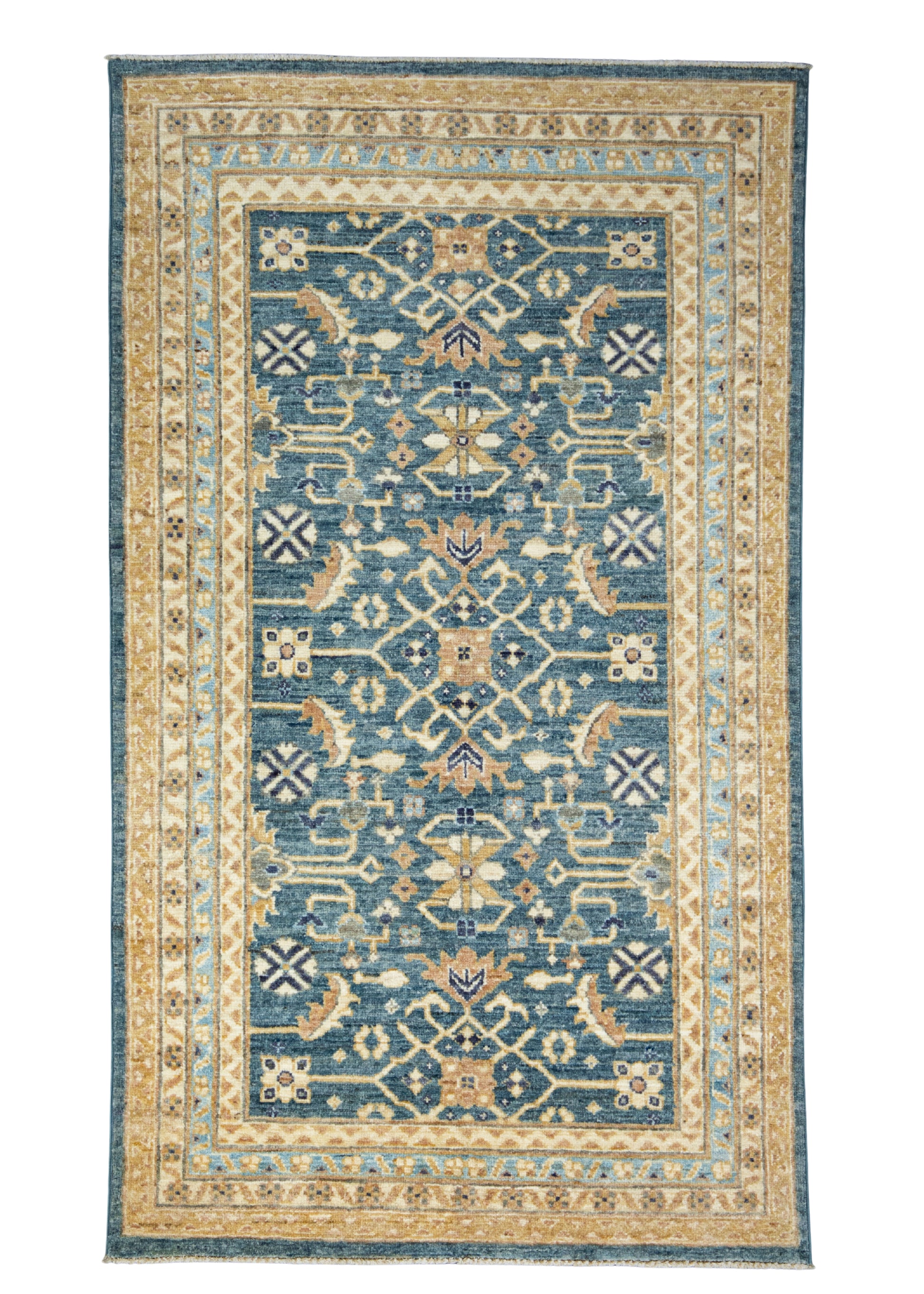 Handwoven Oushak Rug 2'10" x 4'11" #17473