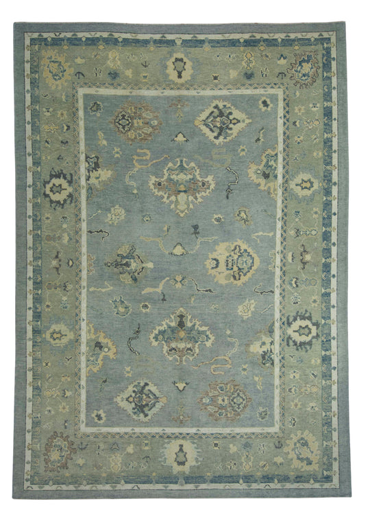 Turkish Oushak Rug 9'1" x 12'9" #18114