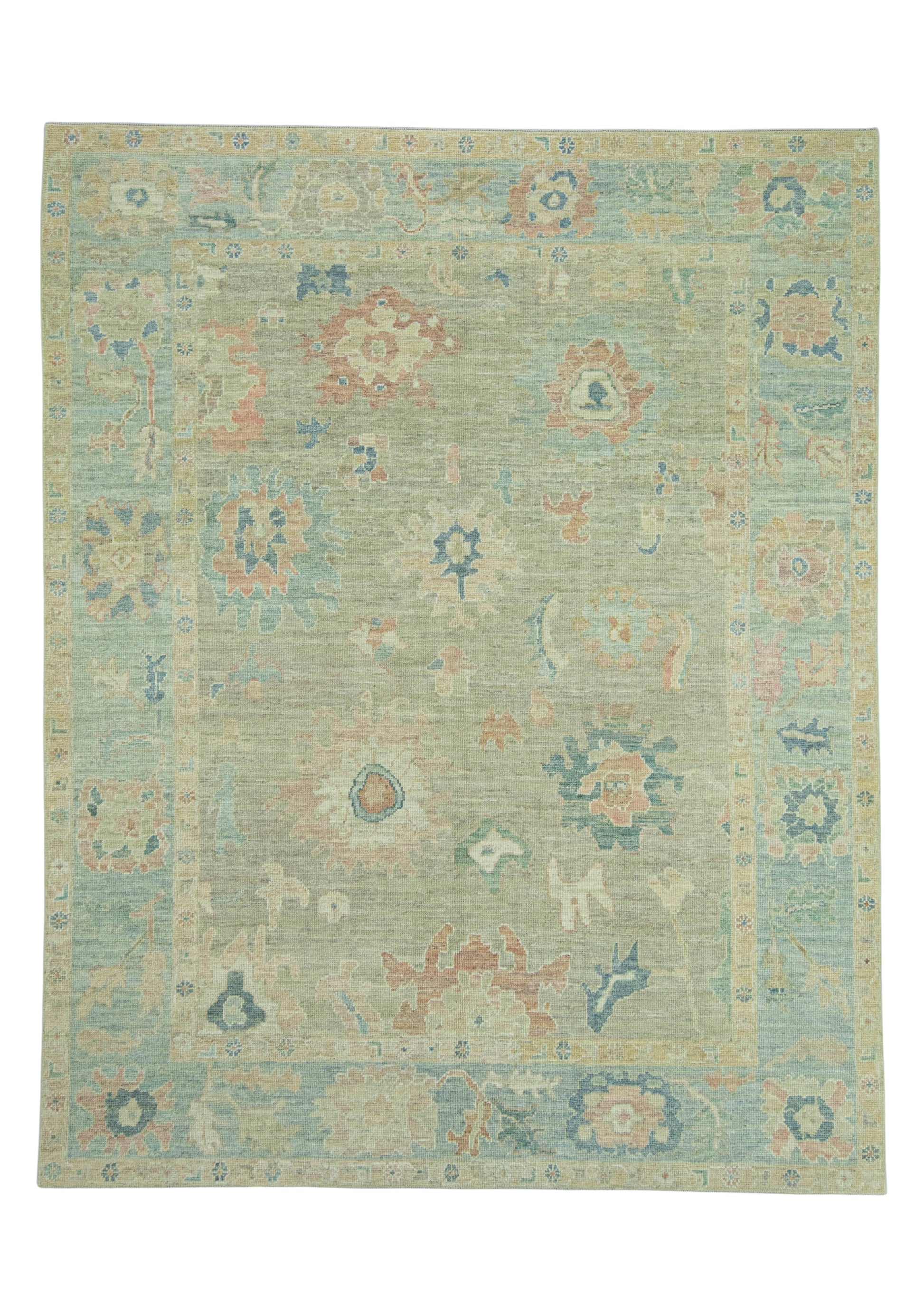 Turkish Oushak Rug 8'3" x 10'5" #19342