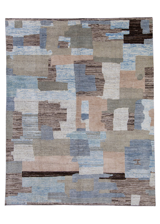 Hand Knotted Modern Rug 8'2" x 10'4" #16880